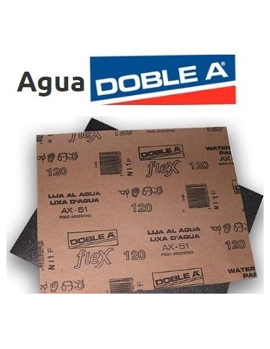 Lija  Al  Agua  " Doble A "    320   * Agua Flex