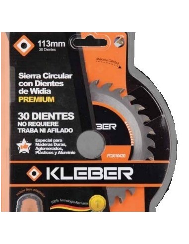 Sierra   Circular  300 Mm  X   48  Dientes  D. Wi. " Kleber "