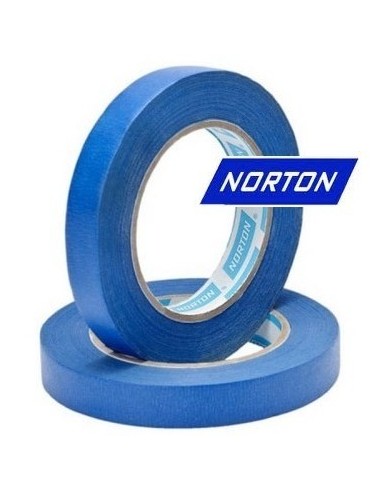 Cinta De Papel  P/  Obra U.v. Azul   "  Norton "  18 Mm.  *  50 Mts     