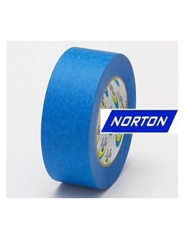 Cinta De Papel  P/  Obra U.v. Azul   "  Norton "  36 Mm.  *  50 Mts     