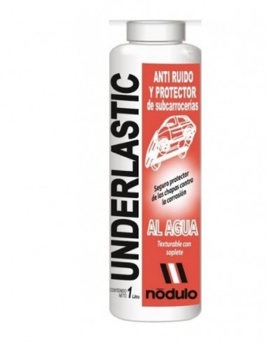 Protec  Underlastic  Plastif.  Antiruido  Acuoso   Negro  Pote  X  1 Lts    " Nodulo "