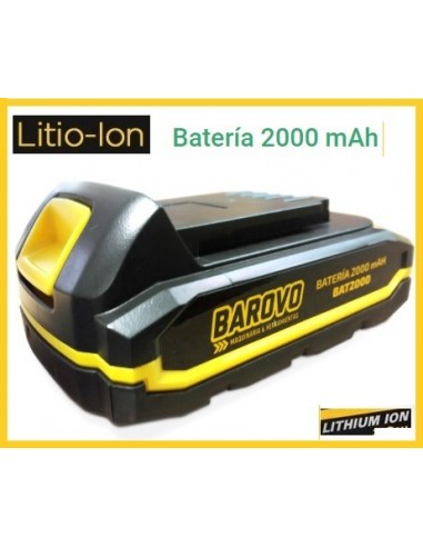 Baterias  * Ion Litio   2000 Mah  P/ Herr. Inalambricas   " Barovo " 