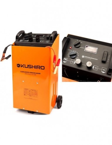 Cargador  Arrancador  "  Kushiro "  12 / 24 V  500 Amp   P/ Autos Y Camionetas - Profesional