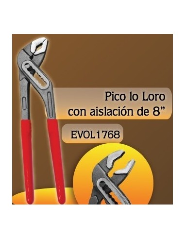 Pinza  Pico   Loro     8" / Knipex   C/ Aislacion  Roja   " Rottweiler " 