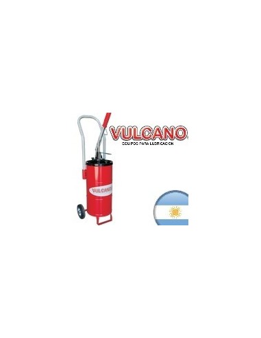 Grasera   15  Kg  Con  Carro   C/ Manguera 1,4 Mts   " Vulcano "   *iva10,5%        Ind.  Arg.