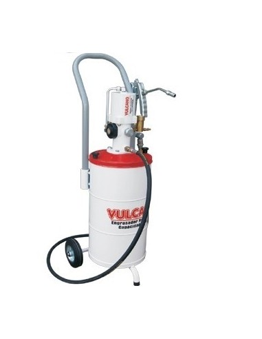 Grasera   Neumatica  15  Kg  Con  Carro   C/ Manguera         " Vulcano "   *iva10,5%        Ind.  Arg.