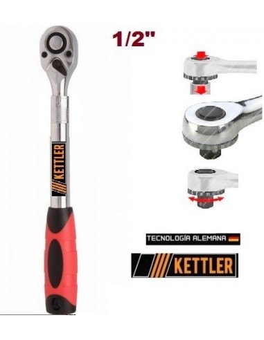 Llave  Crique    Enc  1/2"     " Kettler "  C/ Mango  Anat.  Pesada   C/ Acc.  P/ Colgar