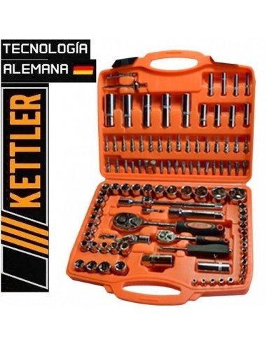 Bocallave    Jgo 108  Pzs -  Enc  1/2   Y  1/4"  +  Torx      " Kettler "