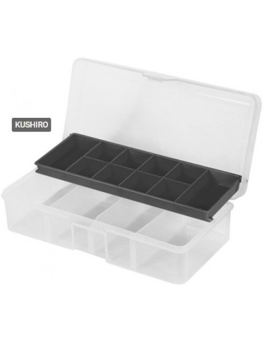 Caja   Organizador      14 Compart + Bandeja   L 21  *  An 10,5  *  Al 5,5  Cm " Kushiro "    