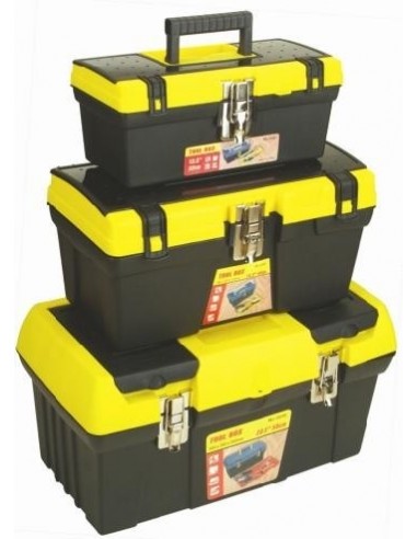 Caja  De  Herramientas     Set  * 3  Unid.  De 13", 16" Y 19 "    " Kld " Con Bandejas Y Gavetas