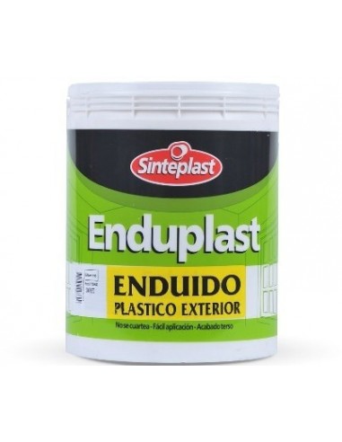 Enduido  Para   Exterior    Enduplast   4 Lts   " Sinteplast "