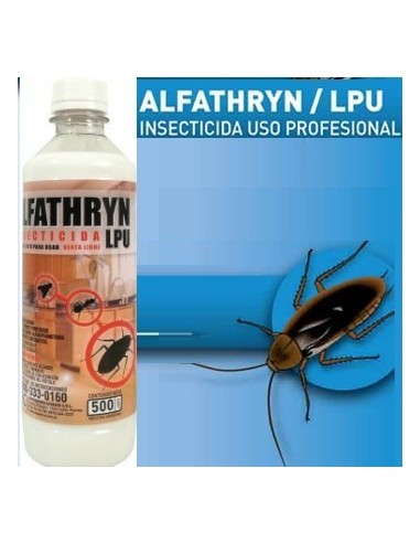 Cucarachicida  Insecticida    Liq.  Repuesto  Lpu   1000 Cc  " Alfathryn "  * Listo Para Usar