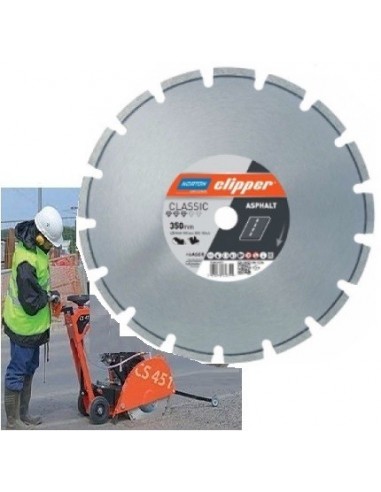 Disco  Diamantado   Laser   350 - 1 - 25,4 Mm  P/  Hormigon   " Clipper"  " Norton " Concrete Standard