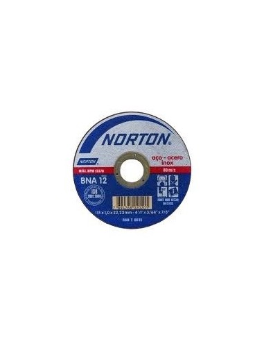 Discos De Corte   "norton"  C/d   4,5  *  2 Mm  " Bda "