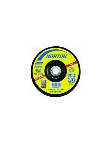 Discos De Desbaste  Norton   4,5"  *  6,4 Mm  C/d  " Bda "