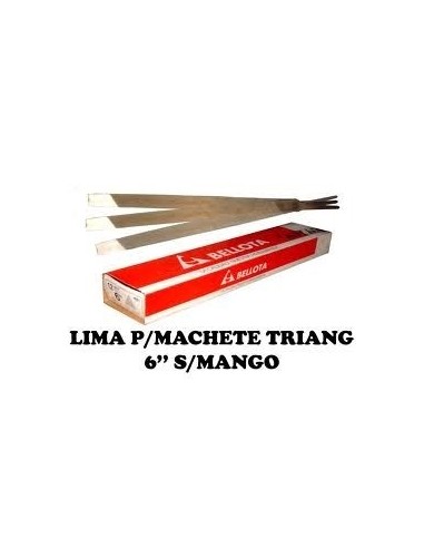 Lima   Triangulo   P/ Machete   6"                                " Bellota "         Made In  Mexico