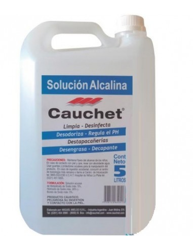 Soda   Liquida   5  Lts   * Limpiador Alcalino Multiuso     " Cauchet "     (**sin Sedronar)  