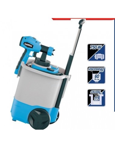 Equipo   De  Pintar   Rodante  Hvlp   750 W    A  Soplete  " Gamma "  (iva 10.5%) 800ml Min