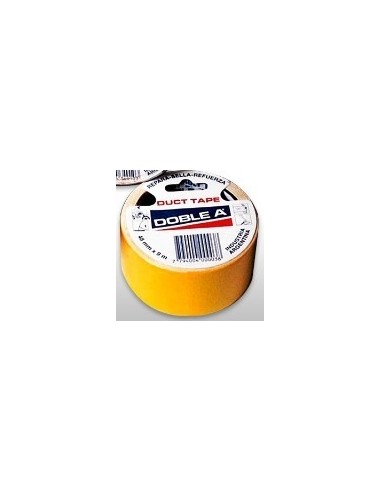 Cinta  Duct Tape   "doble A"    Amarillo         Entelada   48 Mm  X  9 Mts