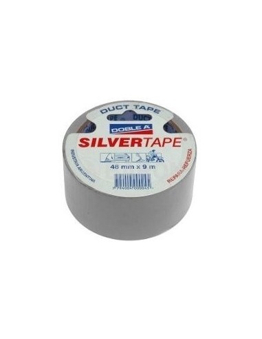 Cinta  Duct Tape   "doble A"    Gris                  Entelada   48 Mm  X  9 Mts