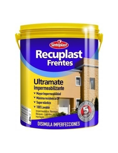 Latex   Clase * Premium   Frentes  Ultramate  " Recuplast "       1 Lts  * ímpermeabilizante  " Sinteplast "  * Blanco