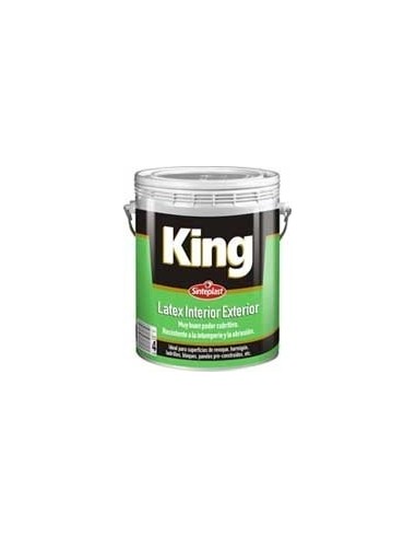 Latex   Clase  "  C "   Exterior - Interior      "  King "       10 Lts    " Sinteplast "  * Blanco