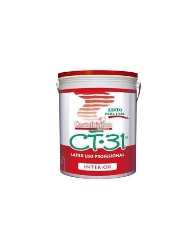 Latex   Clase  "  C "    Interior       " Ct31 "       20 Lts     "  Castelbianco "   -   Poderoso Cubritivo  * Blanco