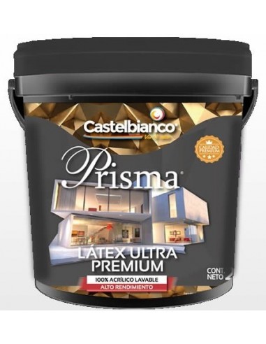 Latex   Clase " A "     Exterior - Interior     * Prisma "         1 Lts  * Acril Lavable "  " Castelbianco "  * Blanco