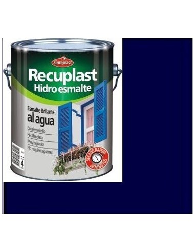 Azul Marino    Hidroesmalte         1/2   Lts      * Recuplast  " Sinteplast "