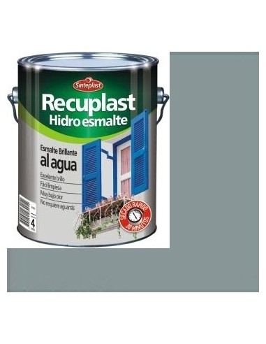 Gris  Espacial    Hidroesmalte          1/4   Lts      * Recuplast  " Sinteplast "