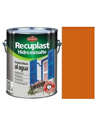 Naranja    Hidroesmalte        4      Lts      * Recuplast  " Sinteplast "