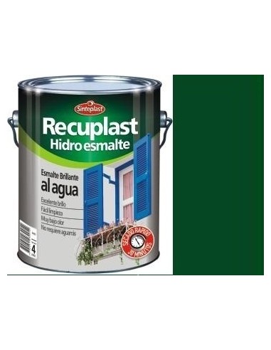 Verde  Ingles    Hidroesmalte        1      Lts      * Recuplast  " Sinteplast "