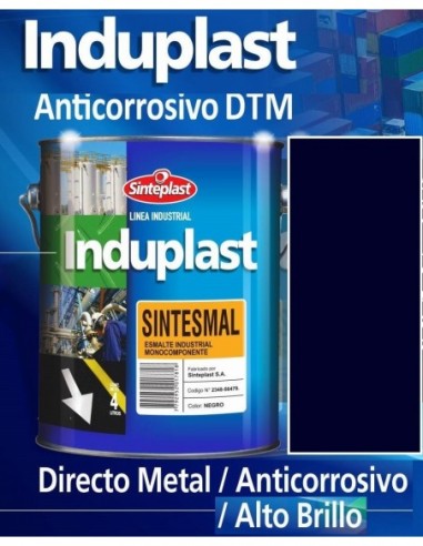 Azul Marino      " Dtm "            4   Lts.  " Induplast -  Sinteplast "