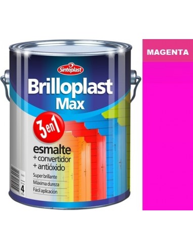 Fluor  Magenta    Brilloplast      1     Lts     3en1  Max   " Sinteplast "