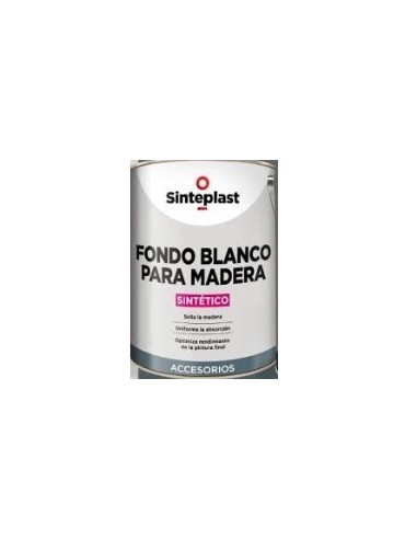 Fondo  Blanco  Para  Madera    1 Lt        Sinteplast - Mano Previa