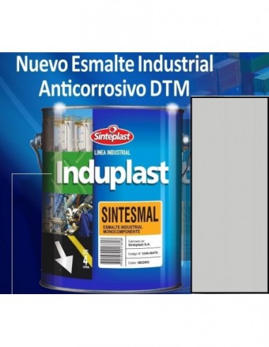 Gris  Espacial      " Dtm "            4   Lts.  " Induplast -  Sinteplast "