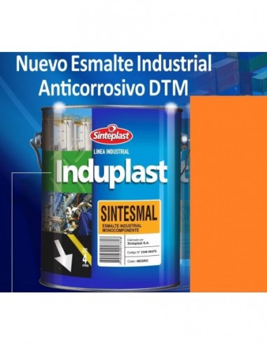 Naranja      " Dtm "            4   Lts.  " Induplast -  Sinteplast "