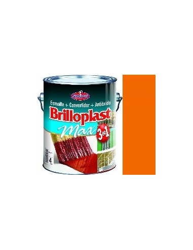 Naranja  Brilloplast    1 Lts          3en1 Max   " Sinteplast "