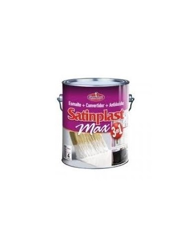 Negro  Mate   Satinplast    1/2 Lts          3en1 Max   " Sinteplast "