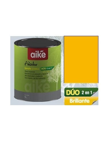 Amarillo  Mediano  "  Aike "      4  Lts              " 2 En 1 "  -   " Best - Paint "