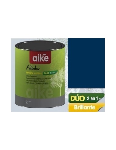 Azul  Marino    Duo   "  Aike "      4  Lts             " 2 En 1 "  -   " Best - Paint "