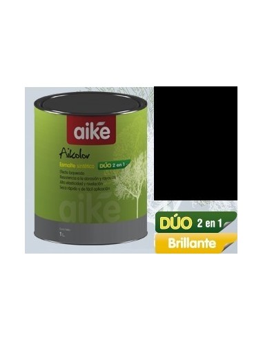 Negro   Duo   "  Aike "        1/4  Lts        " 2 En 1 "  -   " Best - Paint "