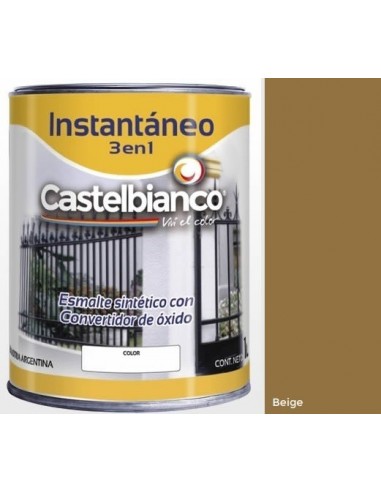 Beige      "  Castelbianco "        1/4    Lts        * Instantaneo  3 En 1 