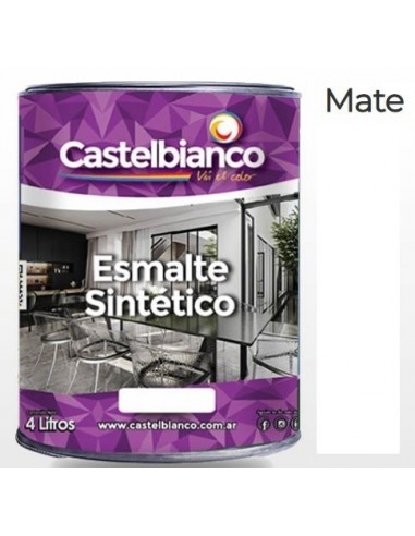 Blanco   Mate   "  Castelbianco "       1/2    Lts         * Alta Dureza   