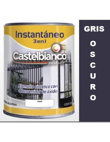 Gris  Oscuro   "  Castelbianco "        1/4    Lts      * Instantaneo  3 En 1    