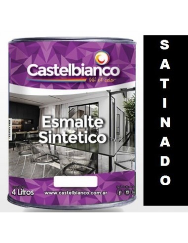 Negro  Satinado   "  Castelbianco "      1/2  Lts        * Alta Dureza   