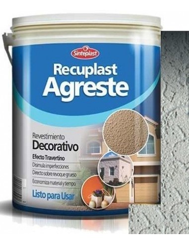 Revestimiento     Agreste  Fino  Blanco             6 Kg     " Recuplast - Sinteplast "