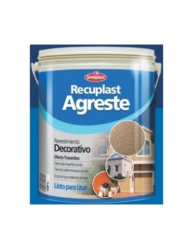 Revestimiento     Agreste  Fino  Blanco           30 Kg     " Recuplast - Sinteplast "