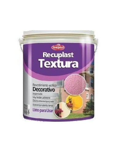 Revestimiento     Textura  Fino  Blanco               5 Kg     " Recuplast - Sinteplast "