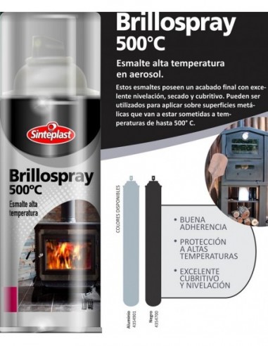 Aerosol    240 Cc   Aluminio  Alta  Temp      3en1   Brillospray  Max